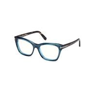 TOM FORD Mujer TOM FORD FT5909-B 092 Monturas ópticas Acetato Azul Cat Eye Normal