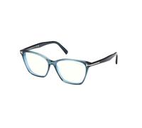 TOM FORD Mujer TOM FORD FT5949-B 092 Monturas ópticas Acetato Azul Cat Eye Normal