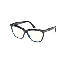 TOM FORD Mujer TOM FORD FT6064-B 001 Monturas ópticas Acetato Negro Cat Eye Normal