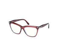 TOM FORD Mujer TOM FORD FT6064-B 071 Monturas ópticas Acetato Burdeos Cat Eye Normal