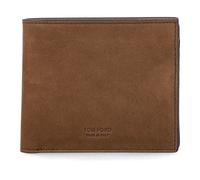 Tom Ford - Nubuck T Line Classic Bifold Wallet - Accessories - Hombre - Marrón - ONE SIZE -