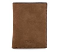 Tom Ford - Nubuck T Line Folding Card Holder - Accessories - Hombre - Marrón - ONE SIZE -