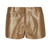 Tom Ford - Pantalones Cortos Compactos de Lana Lurex - Shorts - Mujer - Amarillo - S -