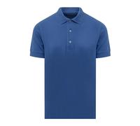 Tom Ford - Polo de Piqué de Lyocell y Algodón - Tops - Hombre - Azul - XL -