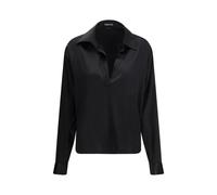 Tom Ford - Polo de Satén de Seda Elástico - Blouses & Shirts - Mujer - Negro - 2XS -