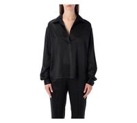 Tom Ford - Polo de Satén de Seda Elástico - Blouses & Shirts - Mujer - Negro - S -