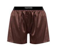 Tom Ford - Shorts de seda - Shorts - Mujer - Marrón - S -
