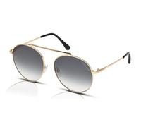 Tom Ford Simone FT0571 Gafas De Sol Para Hombre 28B Dorado Rosa Brillo/Gris