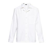 Tom Ford - Sobrecamisa Pijama de Espiga a Rayas - Shirts - Hombre - Blanco - L -