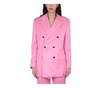 Tom Ford - Soft Fluid Twill Boyfriend DB Jacket - Jackets - Mujer - Rosa - S -