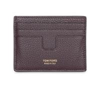 Tom Ford - Tarjetero Clásico de Cuero Graneado - Accessories - Hombre - Rojo - ONE SIZE -