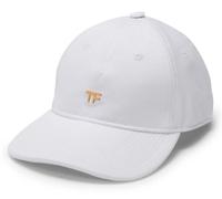 Tom Ford TF Gorra Béisbol Unisex con Logotipo Dorado en Lona Color Blanco Bnwt