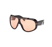 TOM FORD Unisex FT1093 RELLEN 01E Gafas de sol Inyectado Negro Marrón Máscara Fotocromático