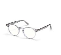 TOM FORD Unisex FT5557-B 020 Monturas ópticas Acetato Gris Redonda Normal