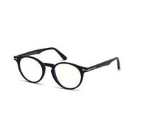 TOM FORD Unisex FT5557-B 1 Monturas ópticas Acetato Negro Redonda Normal