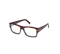 TOM FORD Unisex FT5941-B 52 Monturas ópticas Acetato la Habana Cuadrada Normal