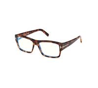 TOM FORD Unisex FT5941-B 53 Monturas ópticas Acetato la Habana Cuadrada Normal