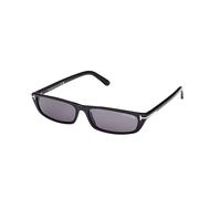 TOM FORD Unisex TOM FORD FT1058 ALEJANDRO 01A Gafas de sol Acetato Negro Gris Cuadrada Normal