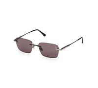 TOM FORD Unisex TOM FORD FT1354 JAKE-02 01A Gafas de sol Metal Negro Fumar Cuadrada Normal