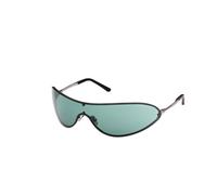 TOM FORD Unisex TOM FORD FT1396 BRADY-02 12N Gafas de sol Metal Gris Verde Máscara Normal