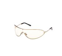 TOM FORD Unisex TOM FORD FT1396 BRADY-02 32C Gafas de sol Metal Oro Fumar Máscara Normal