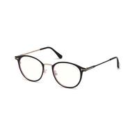 TOM FORD Unisex TOM FORD FT5528-B 002 Monturas ópticas Metal Negro Redonda Normal