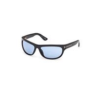 TOM FORD Uomo TOM FORD FT1363 ANDERS-02 01V Occhiali da sole Iniettato Nero Blu Squadrata Normale