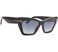 Tom Ford FT0871 WYATT C56 01B - Shiny Black / Shiny Black