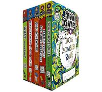 Tom Gates Serie 3: Colección de 5 libros escrita por Liz Pichon (Dogzombies Rule, Family Friends and Furry Creatures, Epic Adventure (más o menos), Biscuits Bands and Very Big Plans, What Monster)