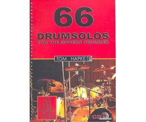 Tom hapke : 66 Drum Solos For The Modern Drummer. Pour Batterie