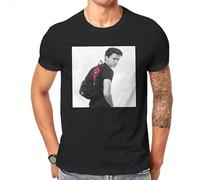 Tom Holland - Camiseta de algodón para hombre, estilo casual, manga corta, cuello redondo, Negro, L