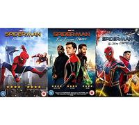 Tom Holland's Spider-Man 3 Films Set DVD - Spider-Man Home Coming, Spider-Man Far From Home, Spider-Man No Way Home DVD - Spider-Man Tom Holland 3 Films Collection DVD