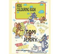 Tom & Jerry Coloring Fun for Little Hands: Easy Cartoon Coloring Pages for Kids Ages 5-10