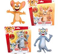 Tom & Jerry Figuras de acción de 12 cm - Juego de figuras elásticas y esponjosas