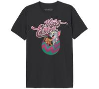 Tom&Jerry "Happy Easter Tom et Jerry METOMJETS010 - Camiseta para Hombre, Color Negro, Talla L, Negro, L