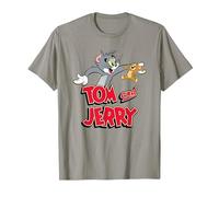 Tom & Jerry Happy Together Camiseta, Hombre, Pizarra, S