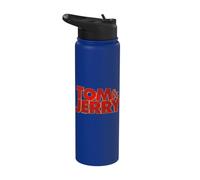 Tom & Jerry Movie Logo Stainless Steel Insulated Water Bottle