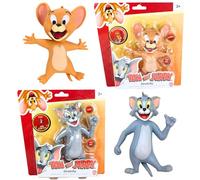 Tom & Jerry Squishy - Figuras de acción elásticas de 12 cm, paquete doble