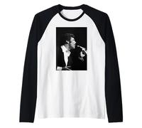 Tom Jones Cantando en el Copacabana New York Camiseta Manga Raglan