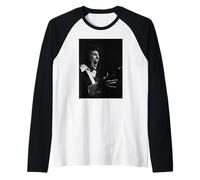 Tom Jones Cantando en el Copacabana NYC 1969 Camiseta Manga Raglan