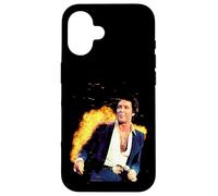 Tom Jones de TV Times en Vivo con Cross Chain 1984 Carcasa para iPhone 16