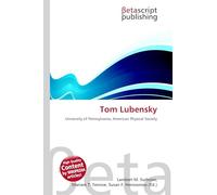 Tom Lubensky: University of Pennsylvania, American Physical Society