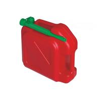 ToM PaR Bidón gasolina 10 litros | Gasóleo | Combustible | Boquilla exterior | Indicador de nivel | Tapa embudo rosca con precinto | Con Manguera | Garaje | Taller | Coche | Barco | Moto