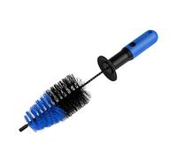ToM PaR Cepillo cónico para Llantas de Coche | Mango ergonómico I Collarín de Goma en el Mango para Proteger Las Manos I Elimina la Suciedad de Las Llantas I I Longitud: :36 cm | Azul