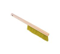 ToM PaR Cepillo de Madera | Mango de Madera ergonómico | Cerdas en D | No Raya | Mango Largo irrompible | No se deforma | para el Coche | para el hogar | Longitud: 45 cm | Amarillo