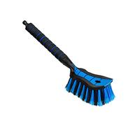 ToM PaR Cepillo lavacoches I Cepillo lavacoches con conexión de Agua, de Manguera I Cerdas Bien dispuestas I Cómodo Mango I Coche I Jardín I Paneles fotovoltaicos I Longitud: 44 cm I Azul