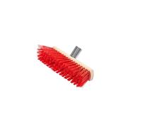 ToM PaR Escoba de Calle | Escoba Industrial Resistente para Exteriores | Escoba con Soporte de Mango metálico | Sin Mango | Cerdas duras para Calle, Patio, terraza & Garaje | 30 cm