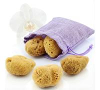tom&pat® Esponja menstrual natural • alternativa a tampones • lavable y reutilizable • Dermatest excelente • caja hermética de viaje • calidad mediterránea Grecia (Talla S / 5 x 3-5 cm)