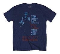 Tom Petty T Shirt Fonda Theatre Concert 2013 nuevo Oficial de los hombres Navy