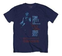 Tom Petty T Shirt Fonda Theatre Concert 2013 nuevo Oficial de los hombres Navy